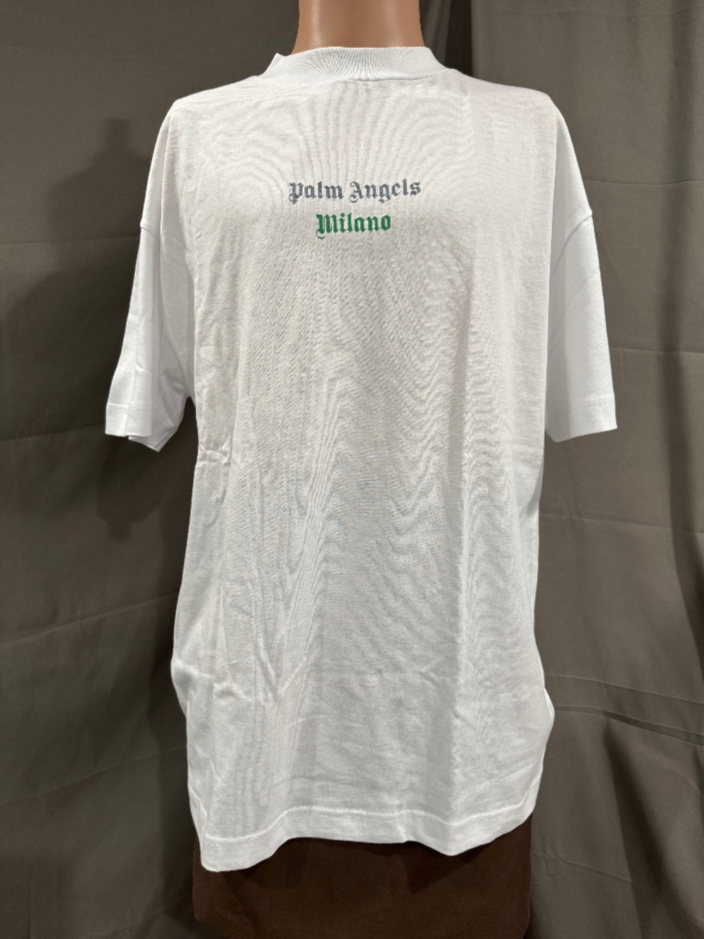 Palm Angels Milano Snake Tree White T-shirt Size Medium